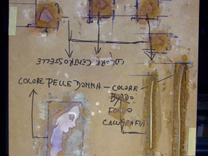 028-STAMPA Quiete di un futurismo luminoso Legni
